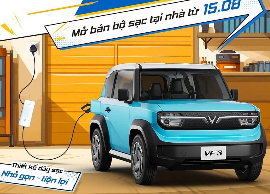 Xe Vinfast VF3 sạc điện 220v được không