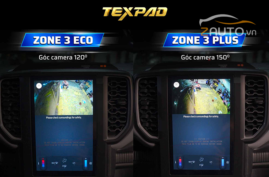 Camera 3 mắt ô tô Texpad Zone 3 giá bao nhiêu tiền