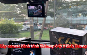 Lắp đặt camera hành trình Vietmap cho ô tô ở Bình Dương