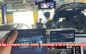 Lắp đặt camera hành trình Vietmap cho ô tô ở Bình Phước