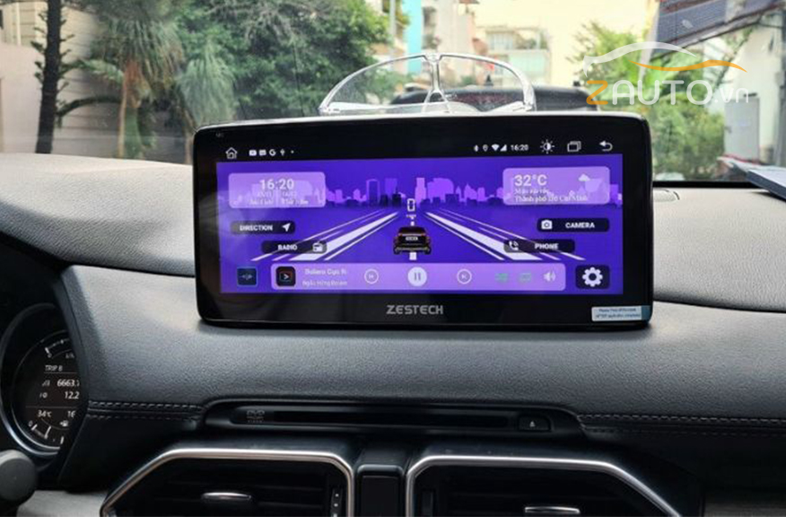 Lắp đặt màn hình android Zestech cho xe ô tô CX5