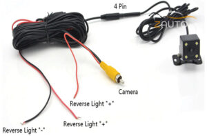 Sơ đồ đấu dây camera lùi xe ô tô