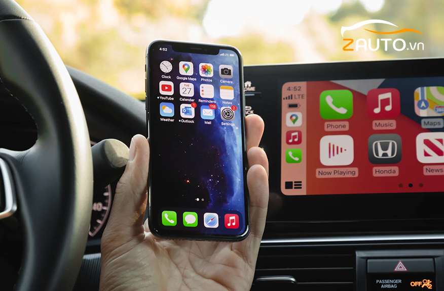 Apple CarPlay là gì? Cách kết nối Apple Carplay với màn hình ô tô Zauto.vn