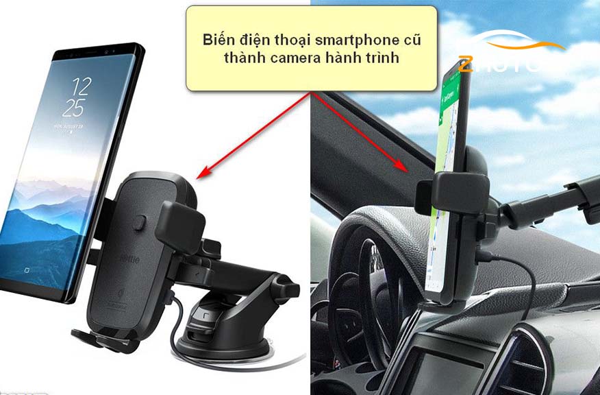 Biến điện thoại thành camera hành trình ô tô