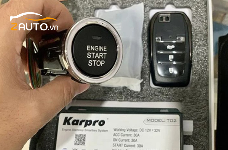 Lắp đặt đề nổ từ xa Smartkey Karpro ở Bình Dương