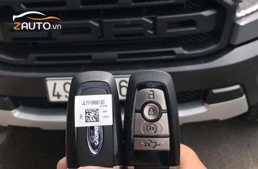 Độ đề nổ từ xa Smartkey xe Ford Ranger ở Đồng Nai