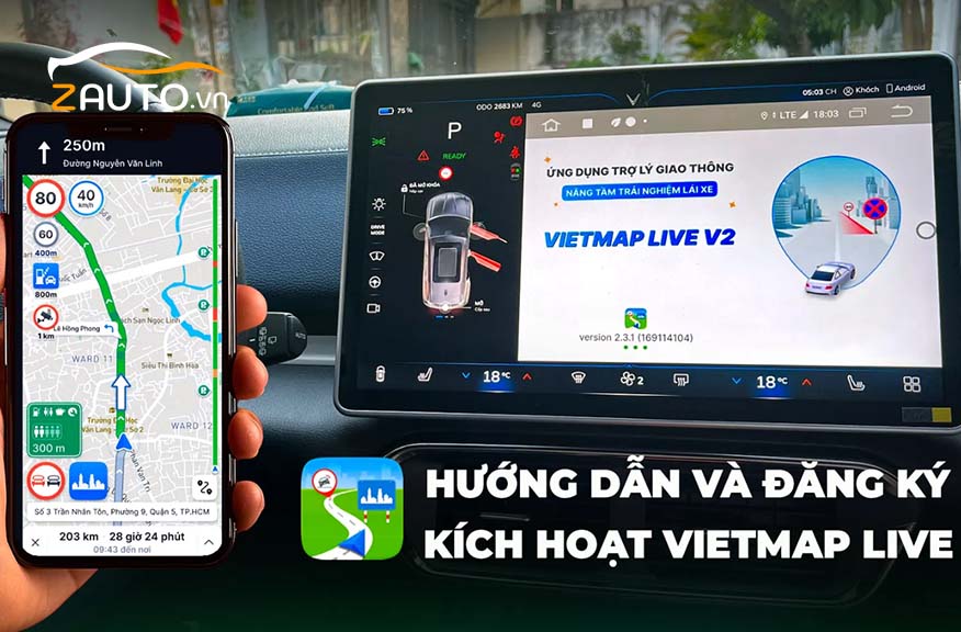 Vietmap live dùng trên iphone và android