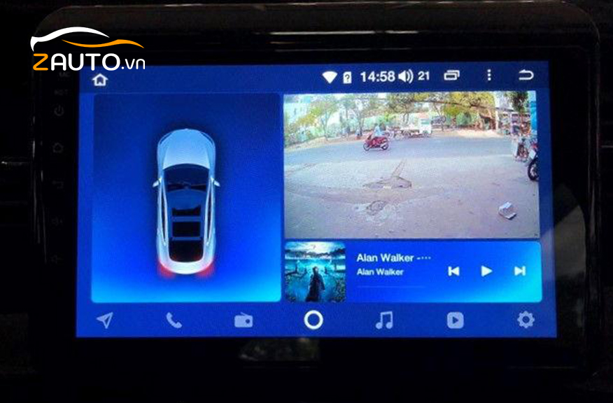 Lắp đặt camera hành trình xem trên màn hình android ô tô