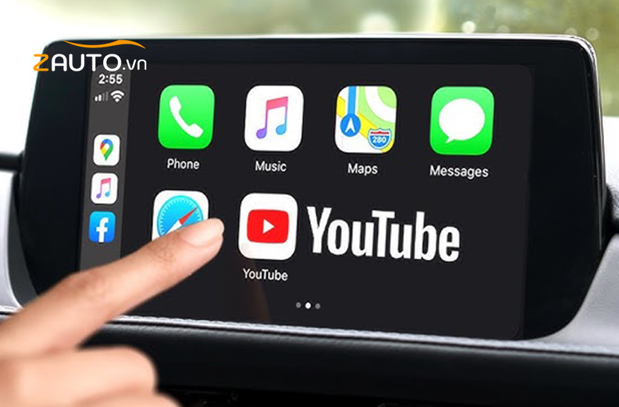 Xem youtube trên apple carplay không cần jailbreak