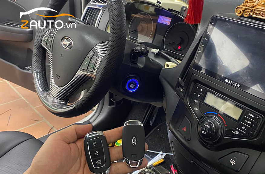 Lắp đề nổ từ xa Smartkey xe Hyundai i30 ở Sài Gòn