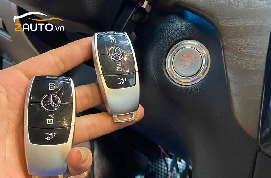 Lắp đặt độ đề nổ từ xa Smartkey xe Mercedes-Benz GLS 2017 ở Biên Hòa