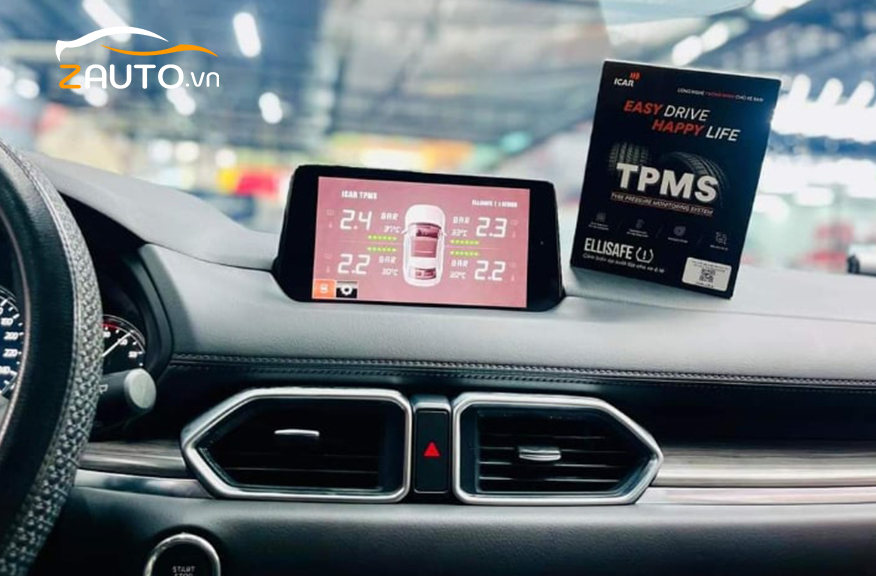 Lắp đặt cảm biến áp suất lốp TPMS