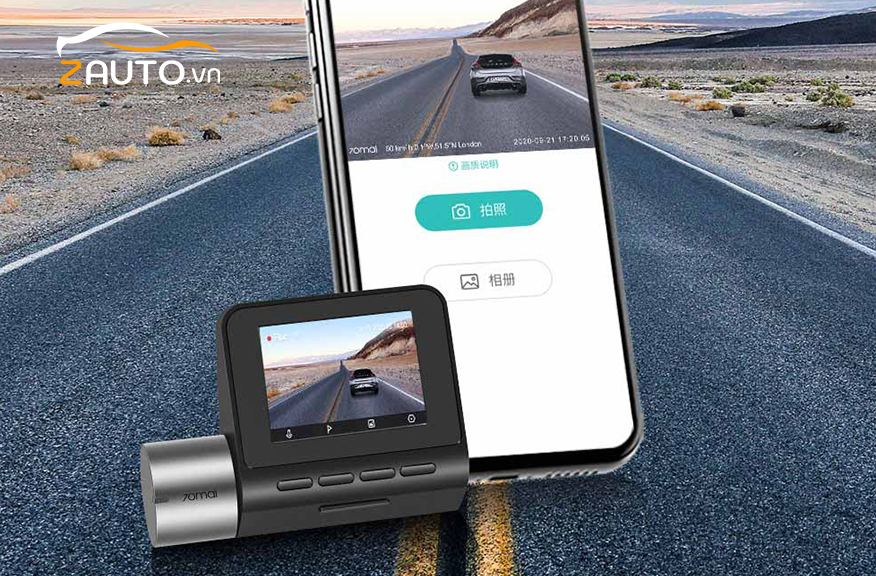 Xem video camera hành trình 70mai trên điện thoại iPhone