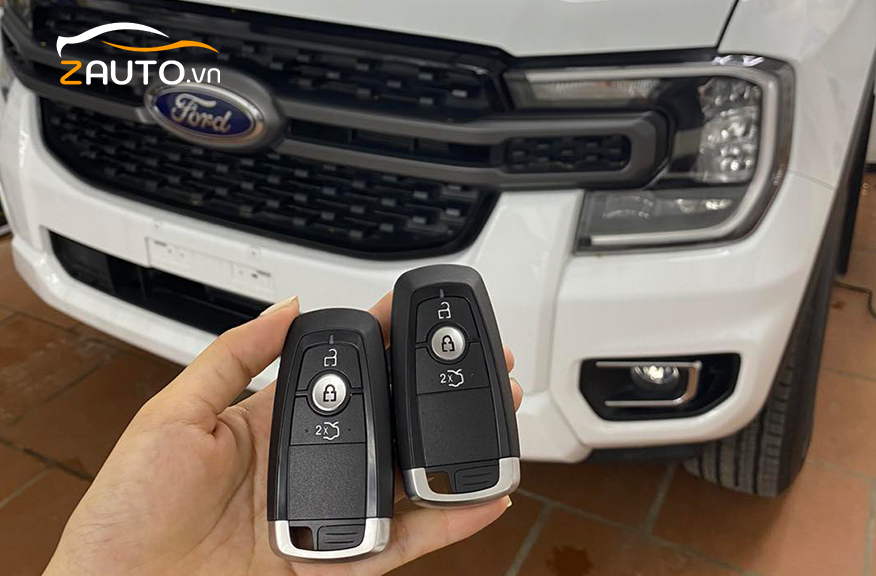 Lắp đề nổ từ xa Smartkey xe Ford Ranger XLS