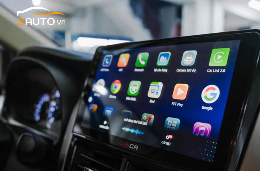 Kết nối điện thoại Iphone với màn hình Toyota Vios nhanh chóng