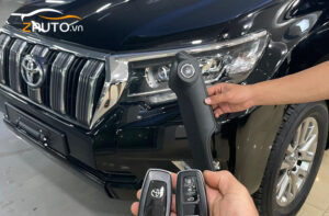 Lắp nút đề nổ Start/Stop Smartkey Toyota Prado