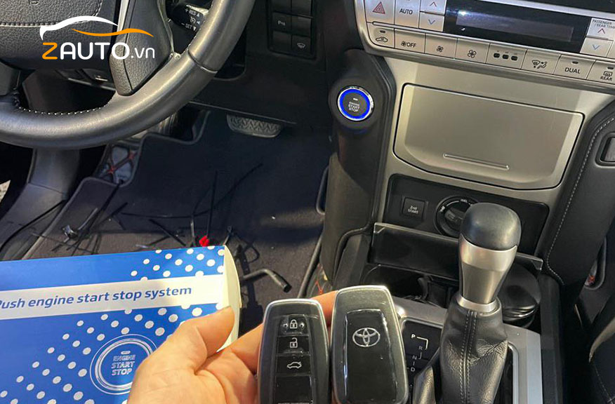 Lắp nút đề nổ Start/Stop Smartkey Toyota Prado tại TP.HCM