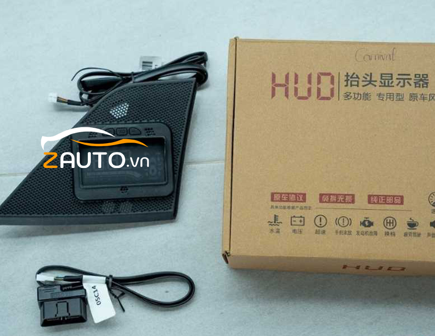 Độ HUD kính lái KIA Carnival tại Bình Dương