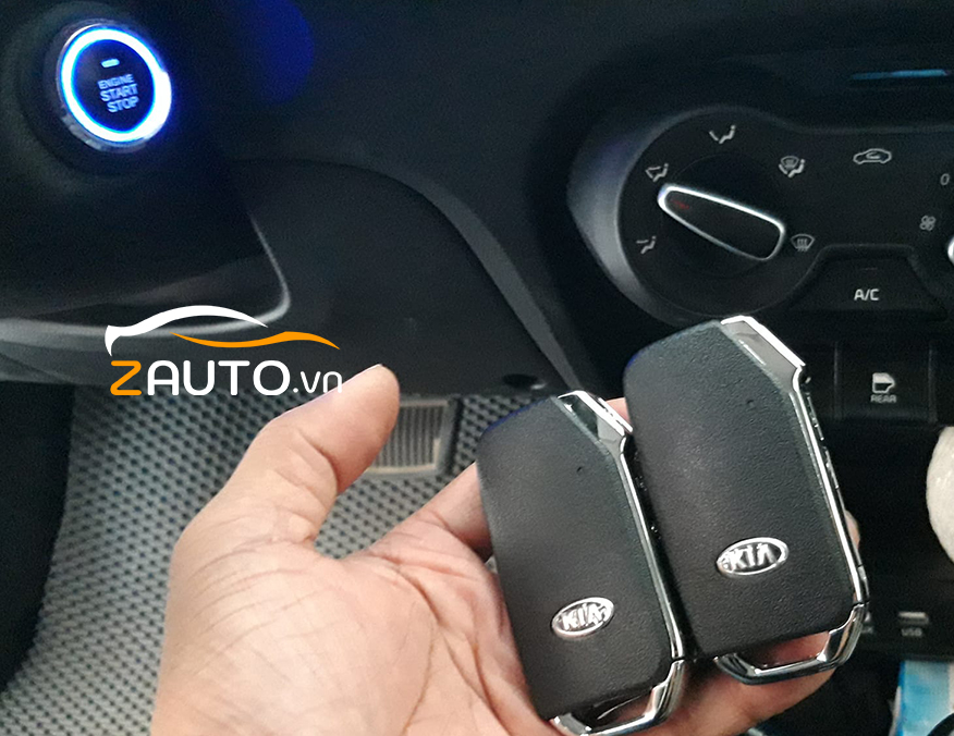 Độ nút Start/Stop chìa khóa Smartkey xe KIA Soluto