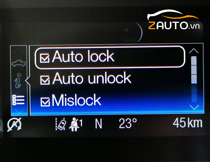 Khóa cửa tự động Auto Lock xe Ford Everest