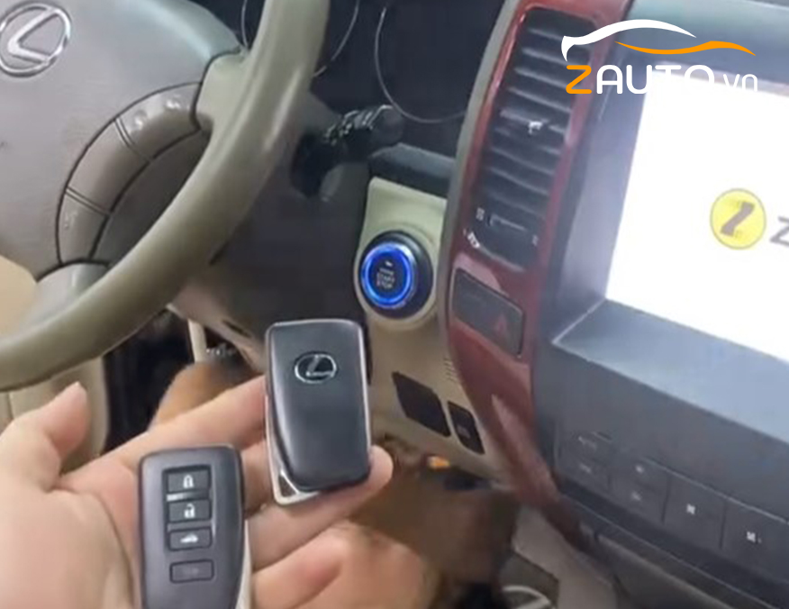 Độ đề nổ Start Stop Smartkey Lexus GX470