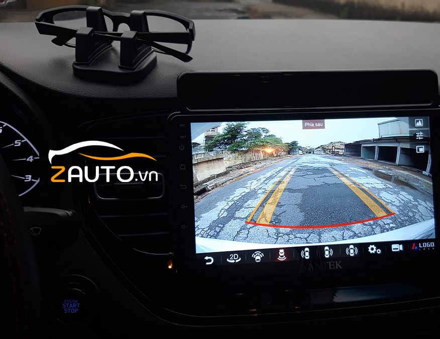 Lắp màn hình android camera 360 xe Hyundai Accent tại Bình Dương