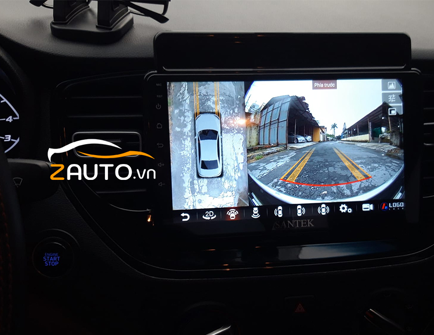 Nơi lắp màn hình android camera 360 xe Hyundai Accent tại Thuận An, Thủ Dầu Một