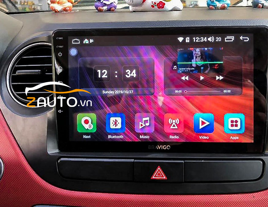 Nơi lắp màn hình android camera 360 Hyundai i10 tại Biên Hòa