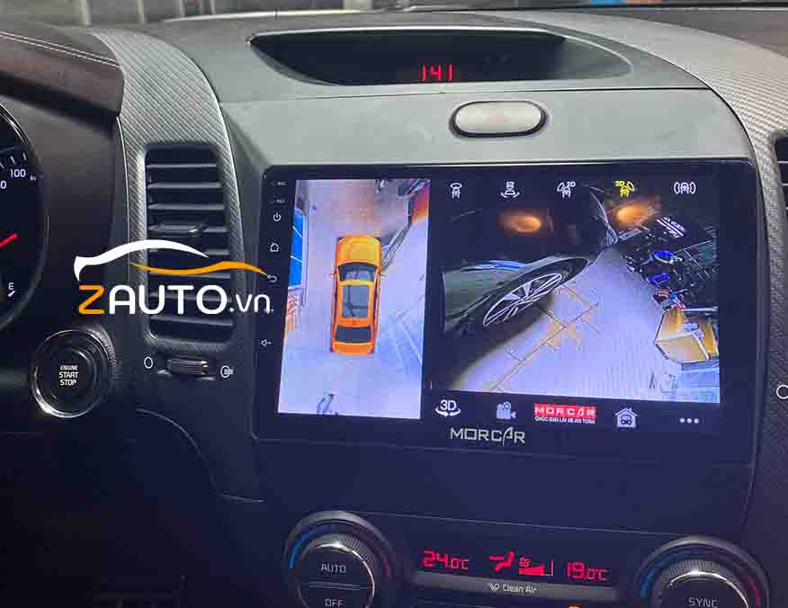 Nơi lắp màn hình android camera 360 KIA Cerato tại Thủ Dầu Một