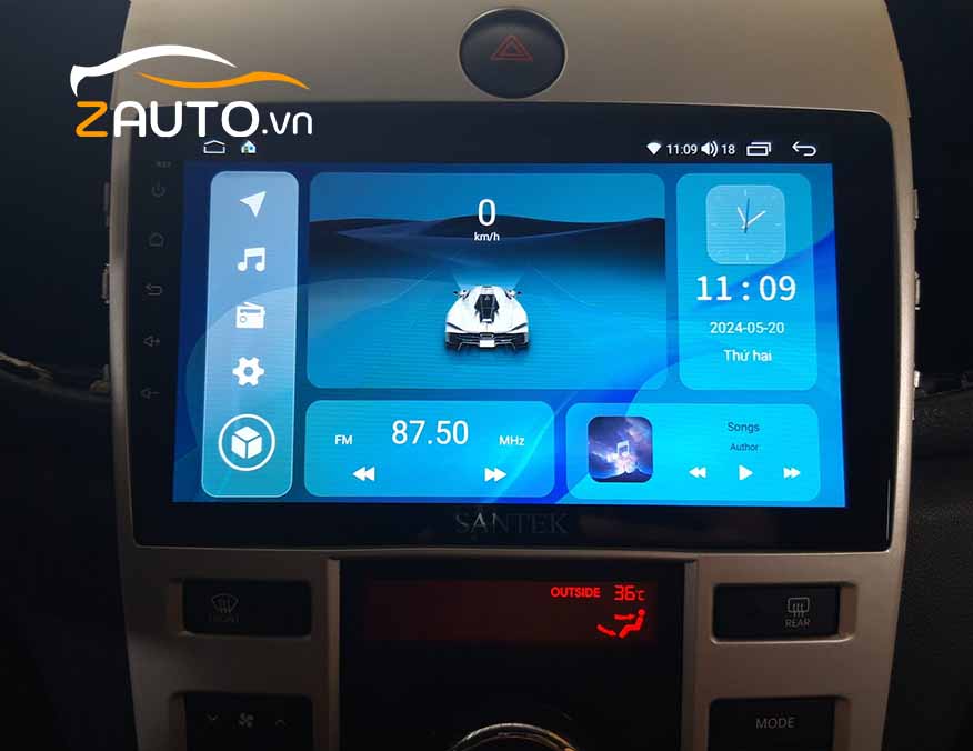 Lắp màn hình android camera 360 xe Kia Forte tại Thủ Đức
