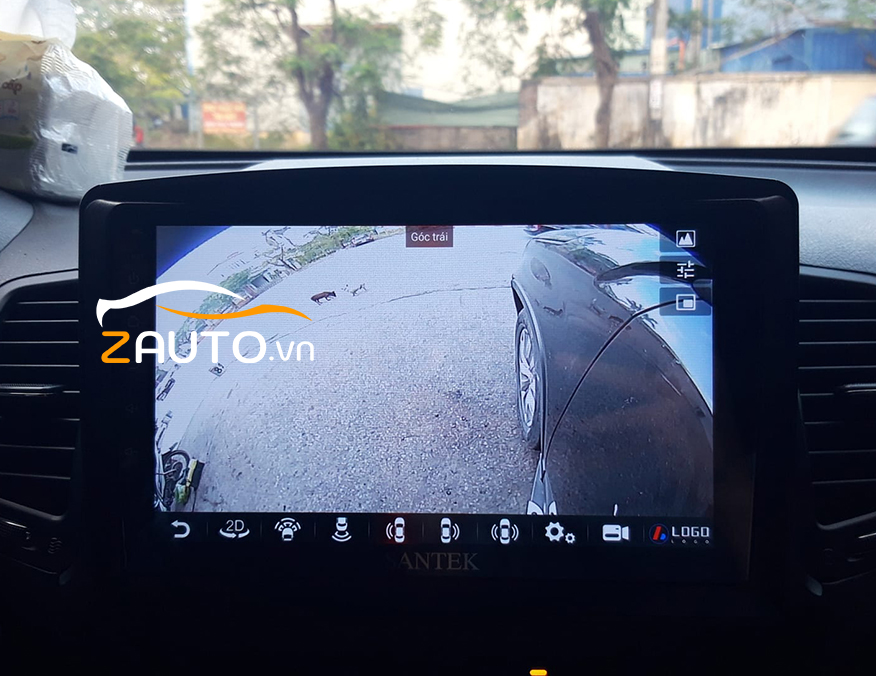 Lắp màn hình android camera 360 xe KIA Sorento tại Bình Dương