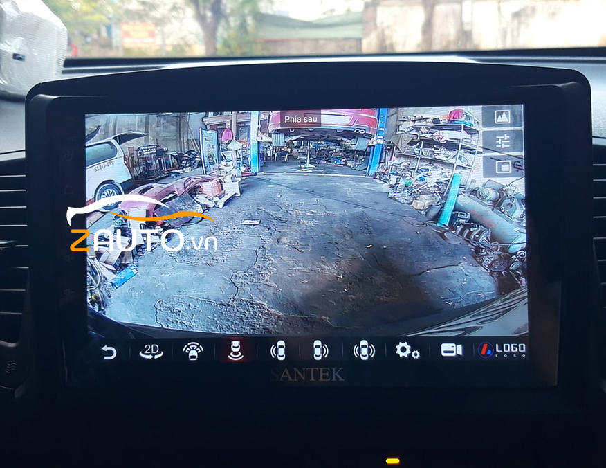 Lắp màn hình android camera 360 xe KIA Sorento tại Biên Hòa