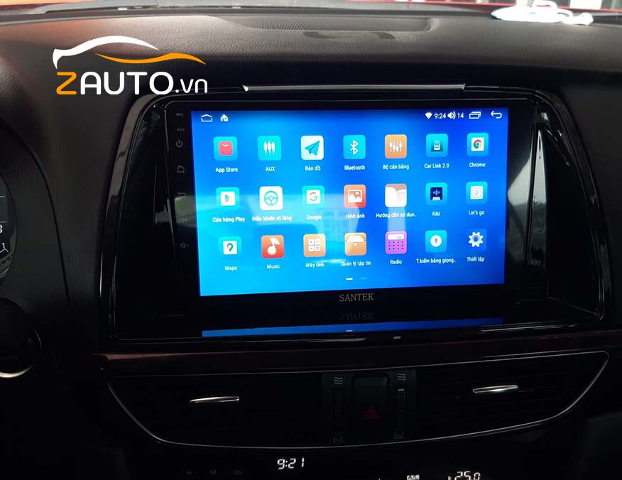 Lắp màn hình android camera 360 xe Mazda 6 tại Sài Gòn