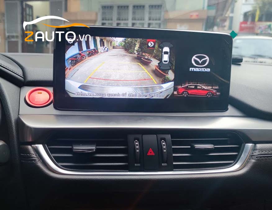 Lắp màn hình android camera 360 Mazda 6 tại Biên Hòa