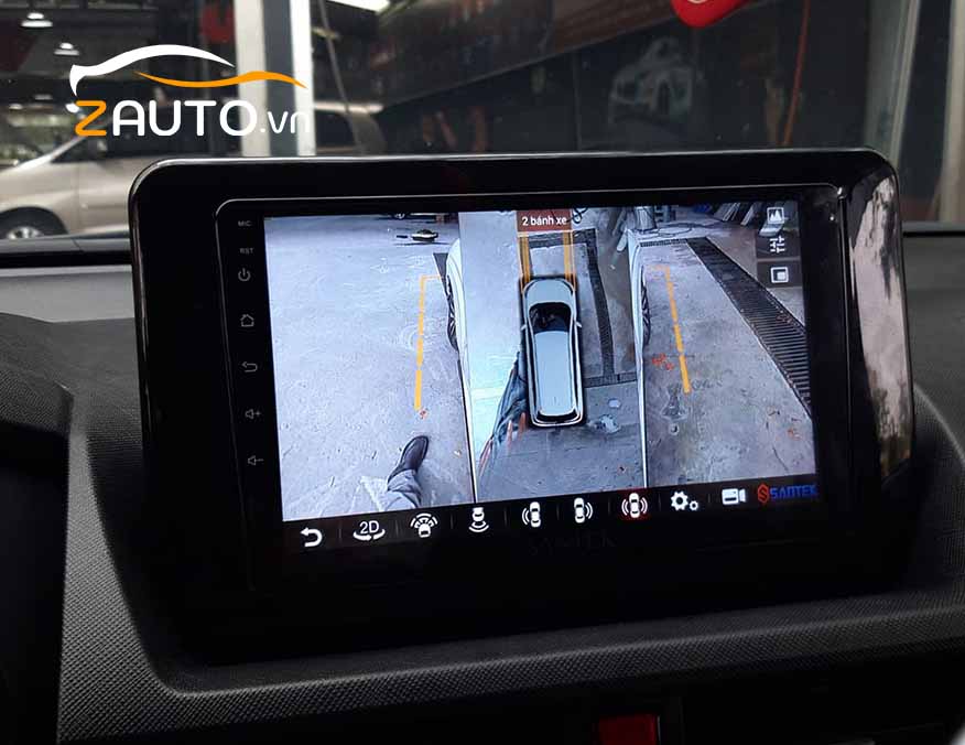 Nơi lắp màn hình android camera 360 Toyota Veloz tại Dĩ An