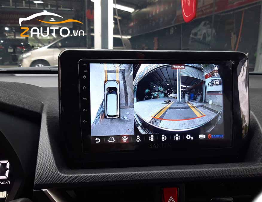 Nơi lắp màn hình android camera 360 Toyota Veloz tại Bình Dương