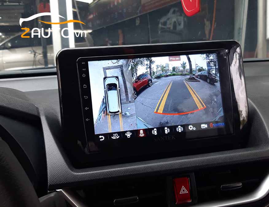 Nơi lắp màn hình android camera 360 Toyota Veloz tại Biên Hòa