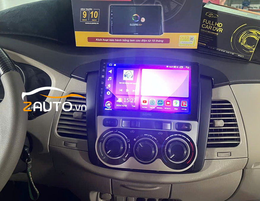 Lắp màn hình android xe Toyota Innova tại Sài Gòn