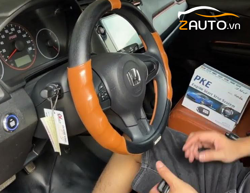 Lắp nút đề nổ Start/Stop Smartkey xe Honda Brio tại Bình Dương