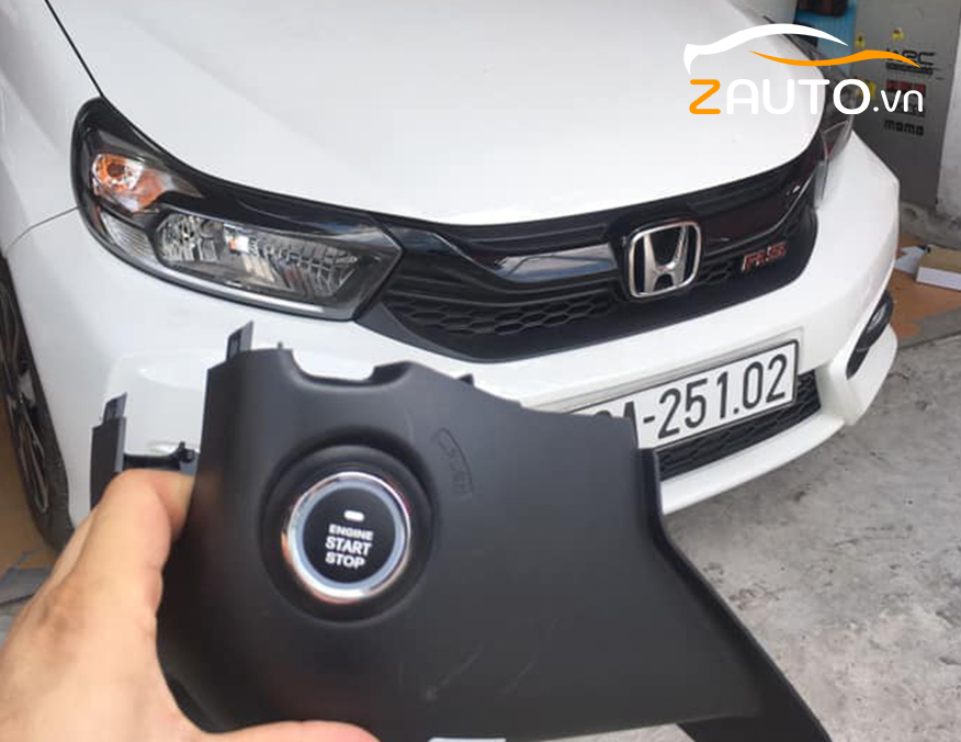 Lắp nút đề nổ Start/Stop Smartkey xe Honda Brio