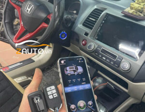 Lắp nút đề nổ Start/Stop Smartkey xe Honda Civic