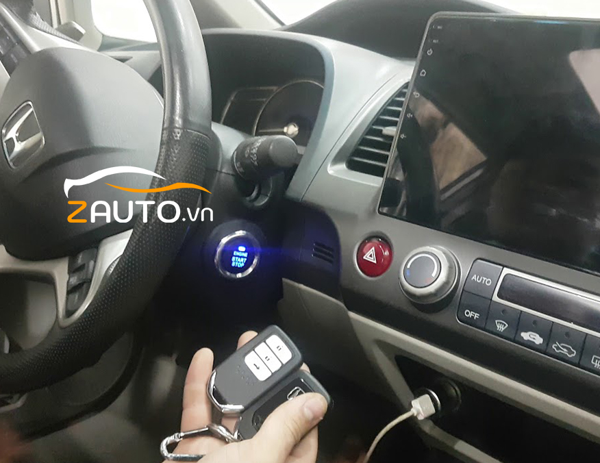 Lắp đề nổ Start/Stop Smartkey Honda Civic tại Thủ Đức