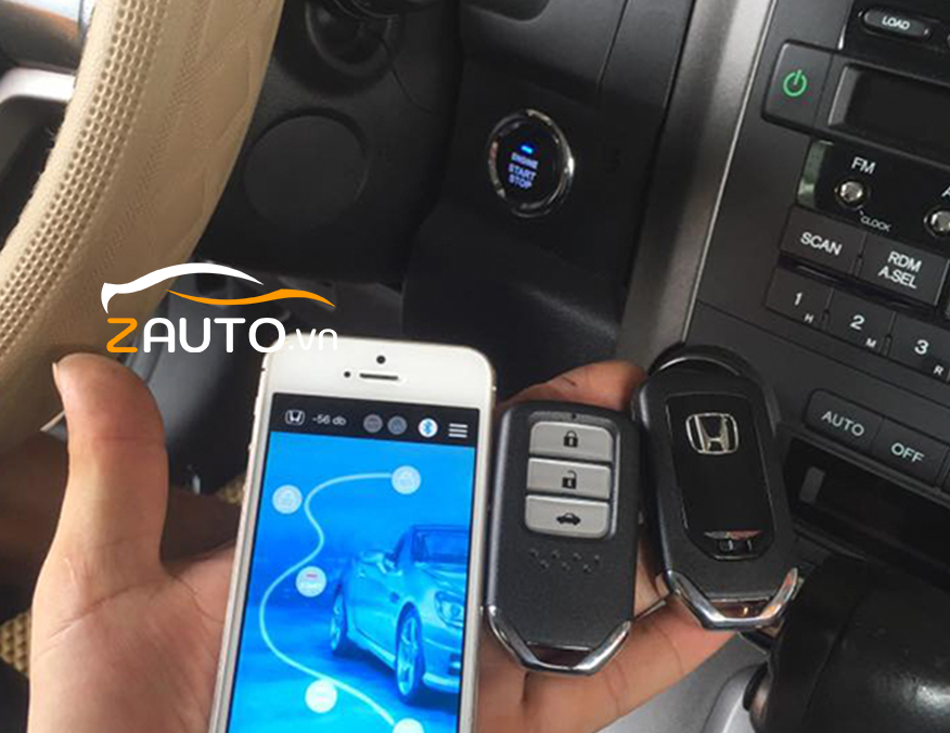 Lắp đề nổ Start/Stop Smartkey Honda Civic tại Thủ Dầu Một