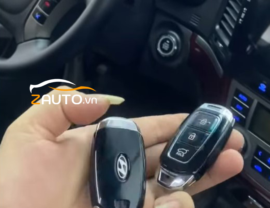 Nơi lắp đề nổ chìa khóa Smartkey xe Hyundai SantaFe tại Đồng Nai