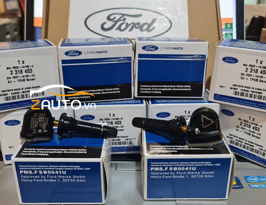 Lắp cảm biến áp suất lốp Ford Everest tại Bình Dương