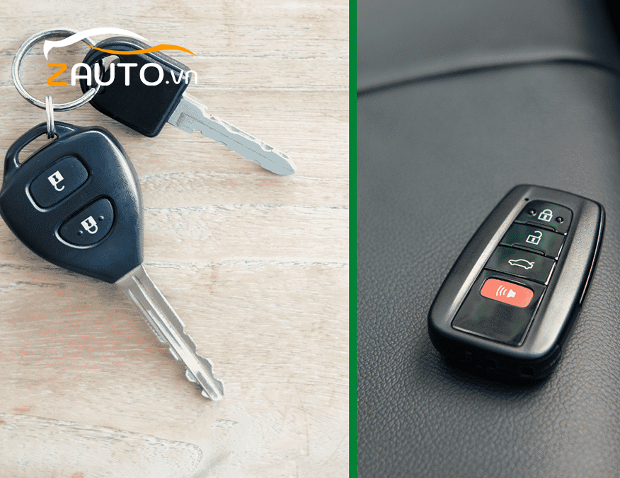 Sự khác biệt giữa Chìa Khoá Cơ và Smartkey xe ô tô