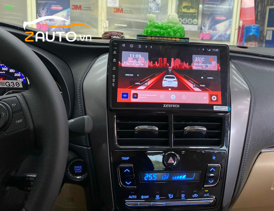 Nơi lắp màn hình android camera 360 Toyota Vios giá tốt