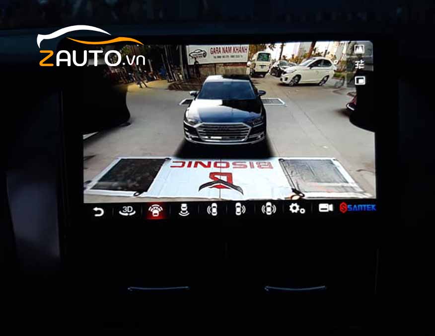 Lắp màn hình android camera 360 xe Toyota Vios tại Thuận An