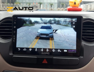 Gắn màn hình android camera 360 Hyundai i10 tại Sài Gòn