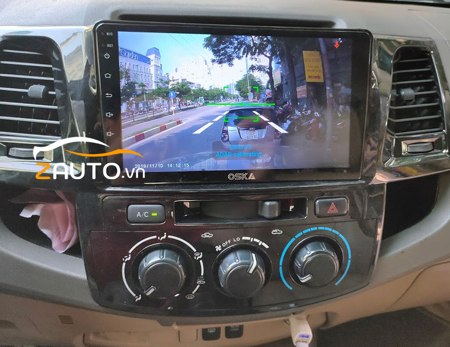 Lắp màn hình android camera 360 Toyota Fortune tại Thủ Dầu Một